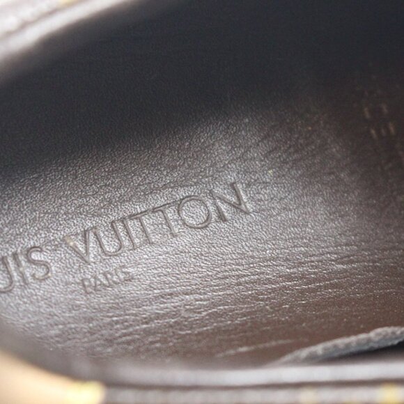 Louis Vuitton #HPDNH3 Kids Low Top Monogram Sneakers Size 27 - Picture 9 of 9